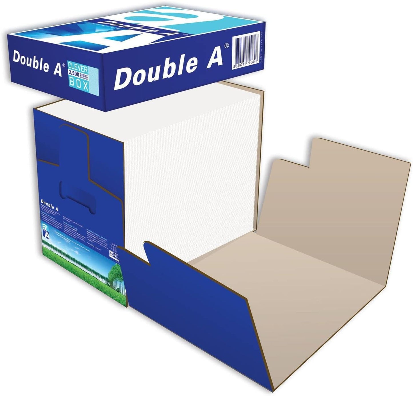 Double A, A4 Ream Paper, A4 80 GSM, 1 Ream, 500 Sheets, White