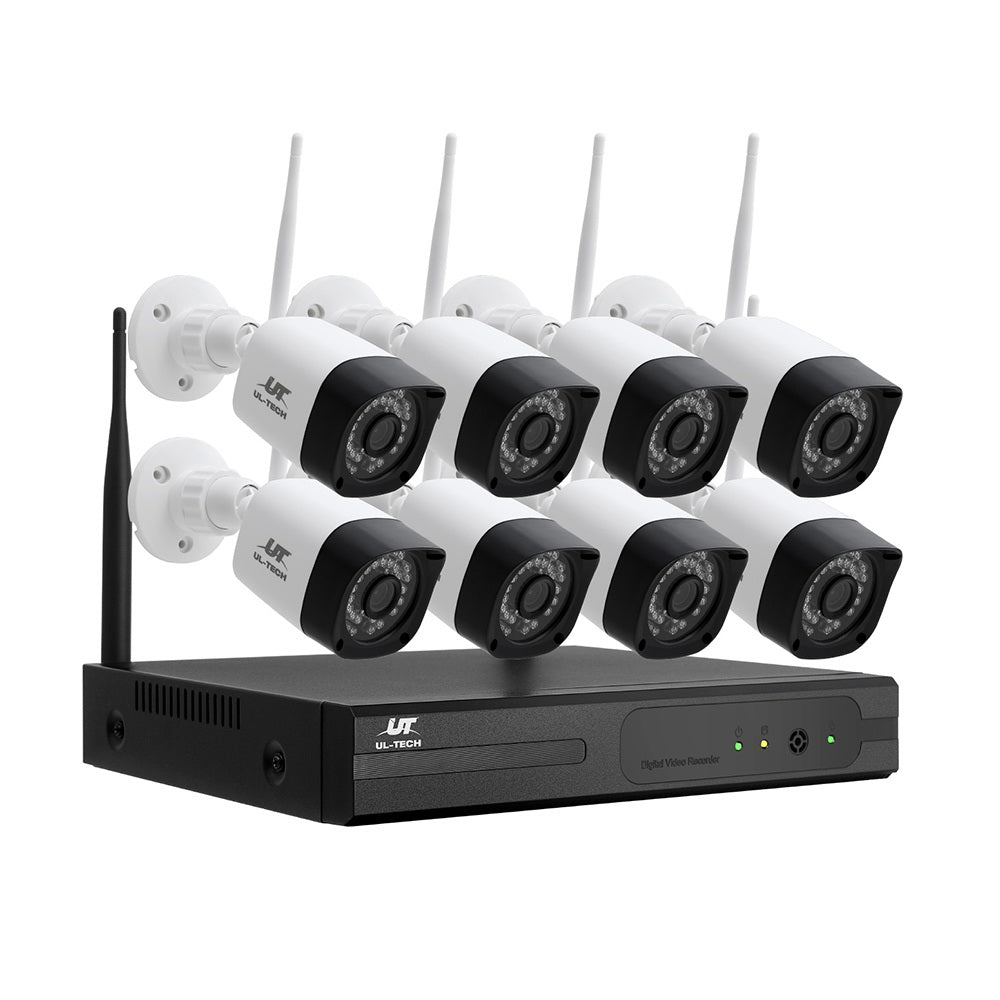 UL-tech 3MP Wireless CCTV 8CH 8 Square Camera