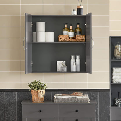 Wall Storage Cabinet Unit Double Doors