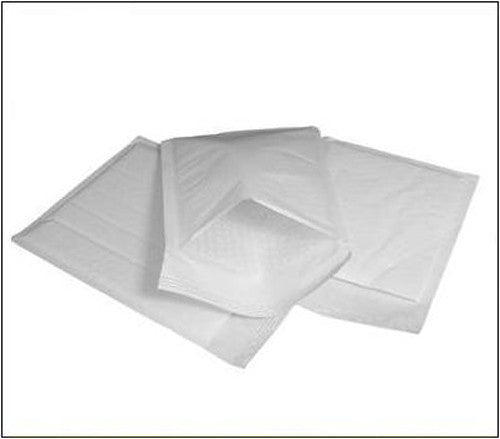 100 Piece Pack - 22.5cm x 15cm White Bubble Padded Envelope Bag Post Courier Shipping SMALL Self Seal